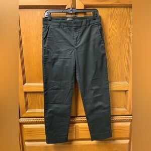 Banana Republic Women’s Black “The Avalon Pant” Straight Cropped Dress Pants Sz4